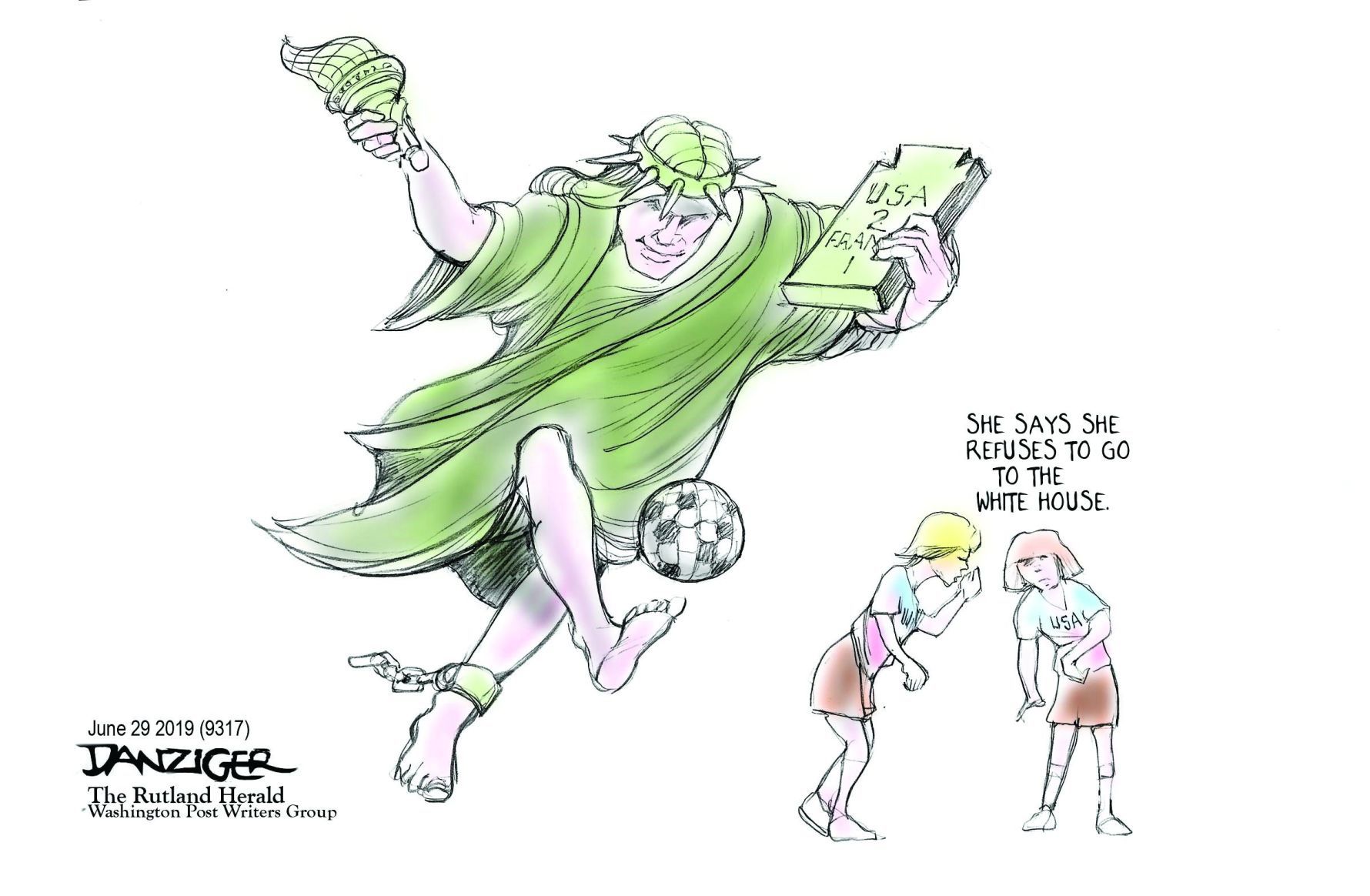 Jeff Danziger cartoon